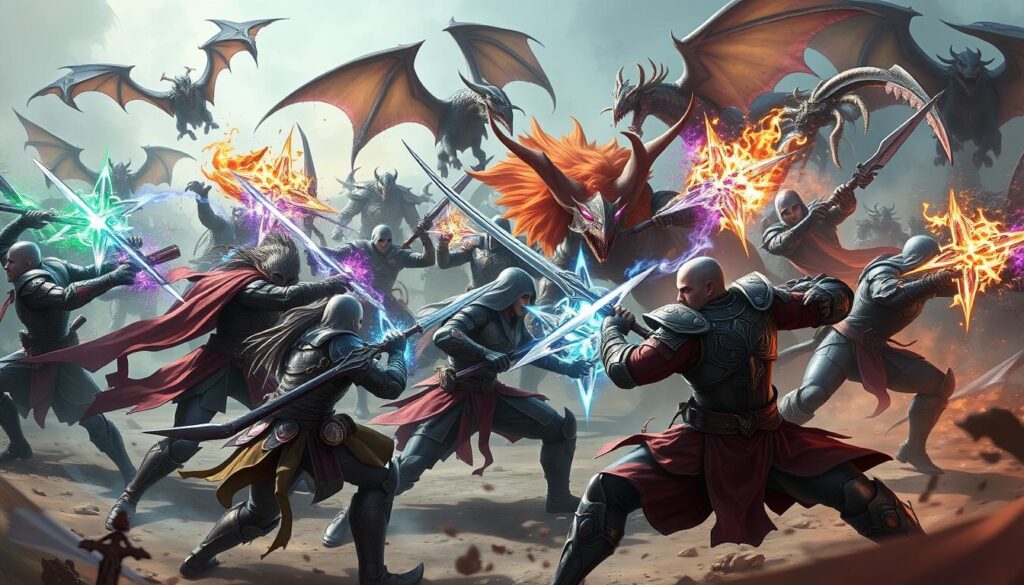 action-oriented combat